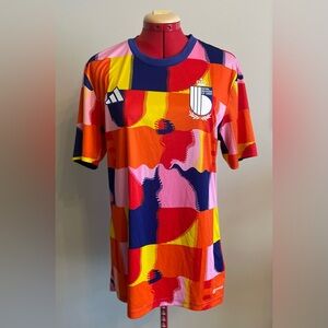 Adidas Belgium Pre-Match Jersey, specifically the 2022-24 edition Size Medium